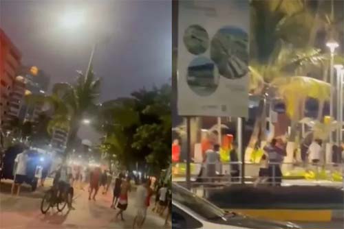 Arrastão na orla de Ponta Verde assusta moradores e turistas em Maceió