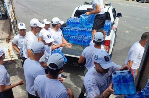 PM-Al arrecada 45 mil garrafas d’água em ação solidária em prol das vítimas do Rio Grande do Sul