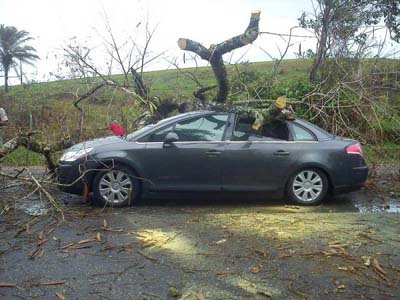 Segunda-feira de azar e sorte para motorista na BR-316, em Satuba 