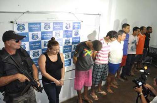PM prende quadrilha de assaltantes a residencias em Maceió