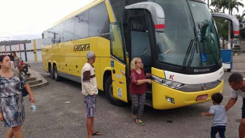Ônibus interestadual é assaltado na BR-101 entre os municipios de Boca da Mata e S.Miguel dos Campos