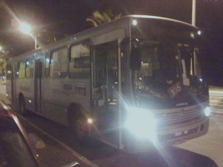 Bando ataca em Novo Lino ônibus que seguia de Recife para Aracaju