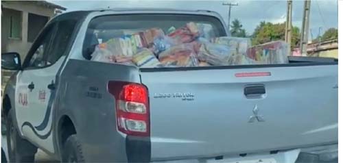 Polícia intercepta suposta troca de votos por cestas básicas em Atalaia