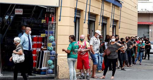 Estender o auxílio emergencial atenuaria a derrocada do PIB brasileiro