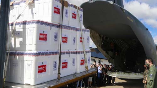 Ministério da Saúde conclui distribuição do 1º lote da CoronaVac