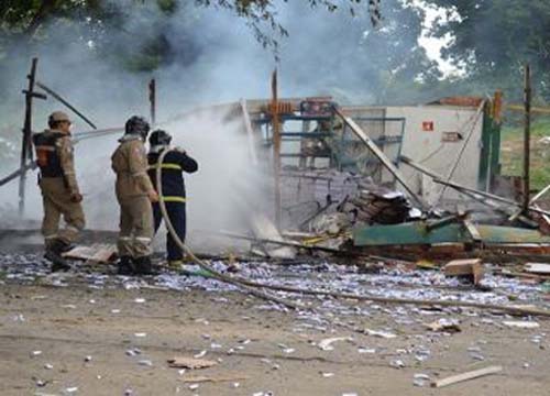 Morre jovem vítima de explosão em barraca de fogos em Penedo