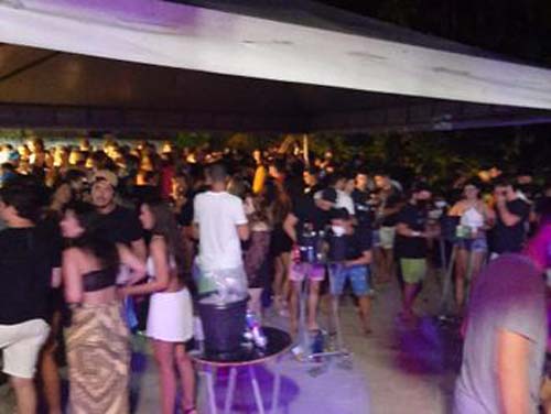 Vídeo: operação policial acaba com grande festa clandestina na Barra de São Miguel