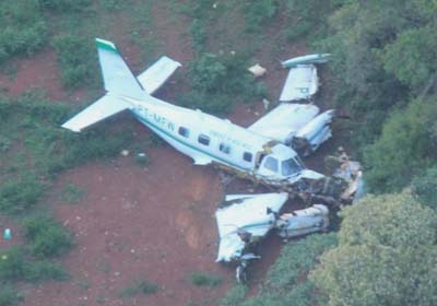 Piloto alagoano morre em queda de avião que transportava dinheiro