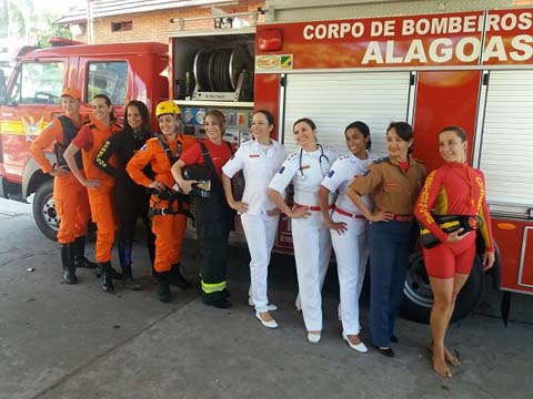 Alagoas sedia primeiro Encontro Nacional de Bombeiras Militares