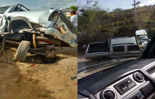 Acidente envolvendo 3 carros deixa 7 pessoas feridas na zona rural de Branquinha