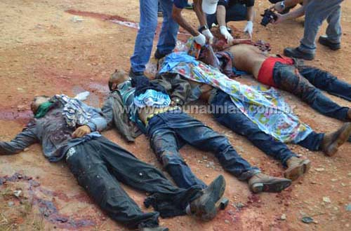 Quatro assaltantes são mortos em tiroteio com a PRF na manhã desta sexta feira na zona rural de Branquinha