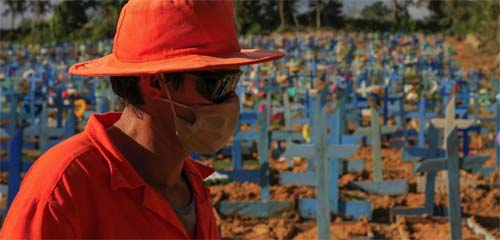 Brasil volta a superar média de mil mortes/dia por coronavírus depois de 5 meses