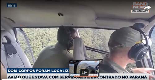 Avião com servidores do Paraná que desapareceu é encontrado, diz FAB