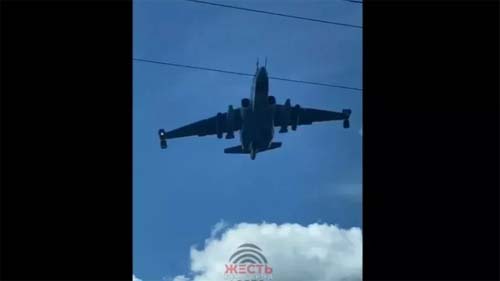 Caça russo cai durante treinamento na fronteira com a Ucrânia