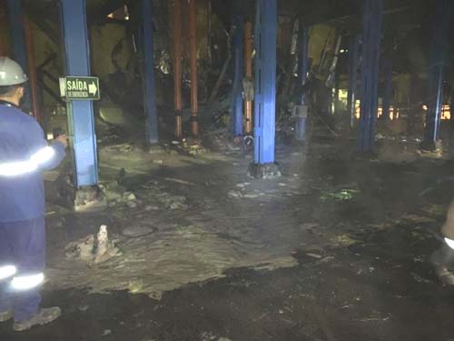 Usina nega explosão e afirma que trabalhos seguem normalmente