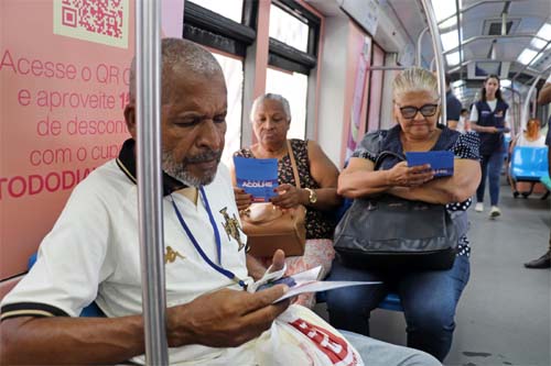 Campanha orienta funcionários e passageiros de trens urbanos sobre o risco das drogas e do álcool