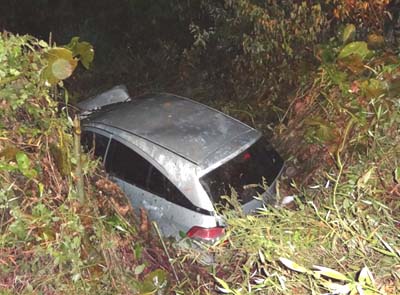 Acidente de trânsito deixa quatro pessoas feridas na BR 101 próximo a São Miguel dos Campos
