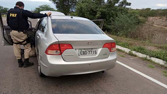 PRF recupera mais um carro adulterado em Alagoas