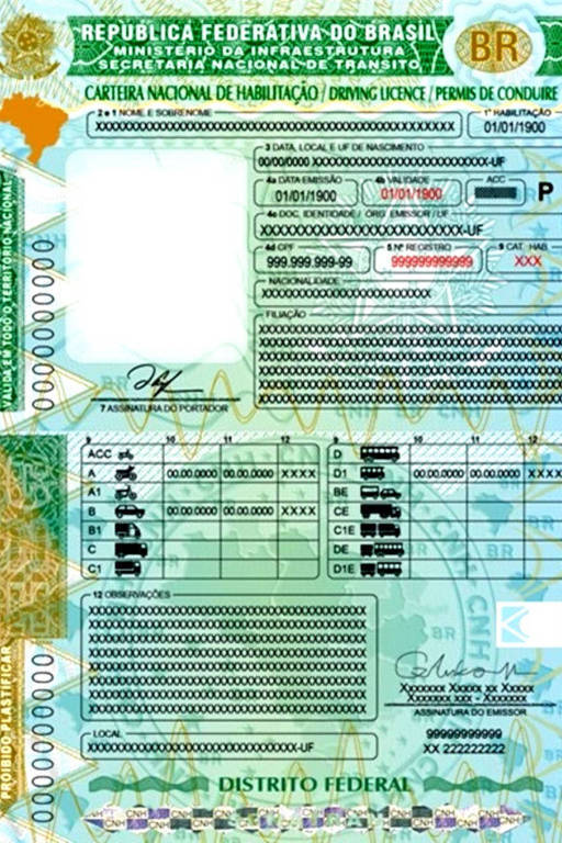 Carteira de motorista ganhará nova versão; veja o documento