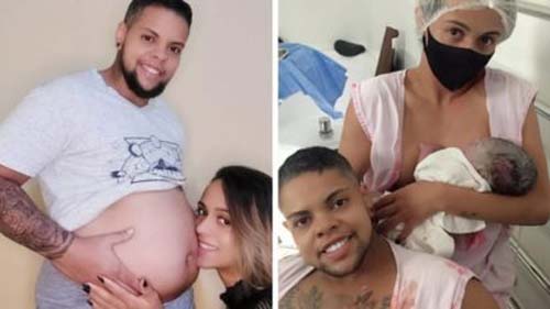 Homem trans dá à luz uma menina e realiza sonho do casal