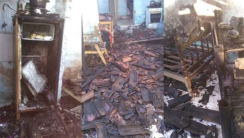 Em brincadeira com fósforo, criança causa incêndio e destrói casa em Palmeira dos Índios