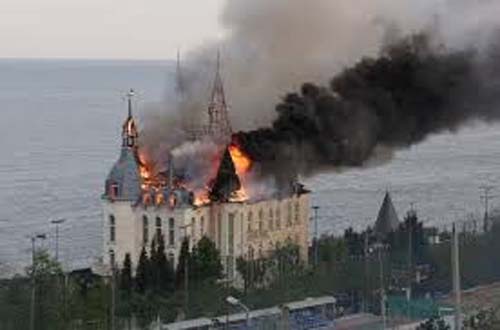 “Castelo de Harry Potter” é atingido por míssil russo