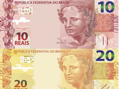 Novas notas de R$ 10 e R$ 20 da segunda família do real começam a circular