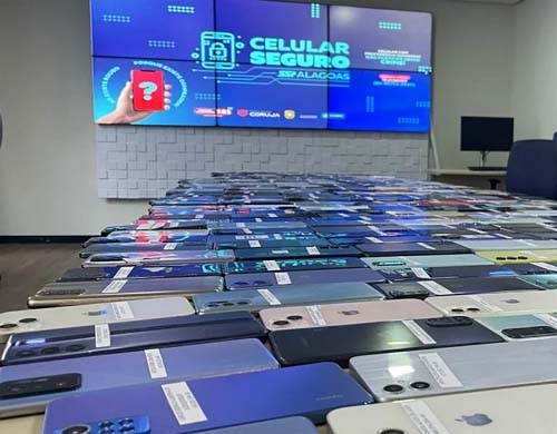 Mais de 700 celularares Aguardam Retirada após Operações em Alagoas