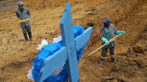 Brasil registra 1.005 mortes por coronavírus em 24h; total vai a 35.026