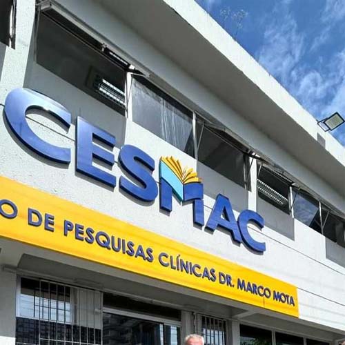 Representantes da empresa Omron fabricante de equipamentos médicos no mundo visitam o CESMAC em Maceió