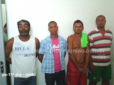 Operação conjunta da PC de União e DEIC detém acusados de chacina no Bairro Várzea Grande ocorrido na noite de ontem (22)