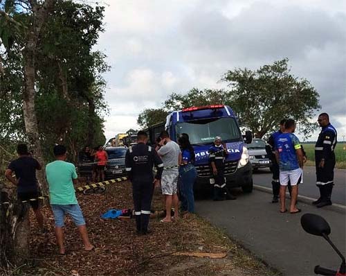 Ciclista morre após ser atropelada por carro na BR-316, no Pilar
