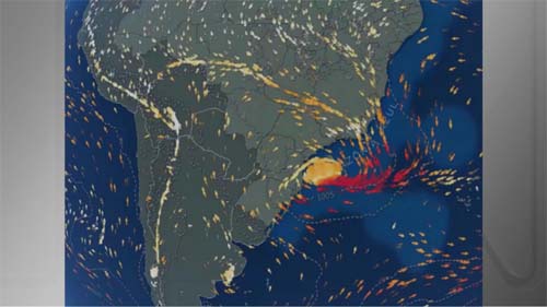 Alerta para tempestades e ventos fortes devido ao avanço de sistema ciclônico pelo Brasil