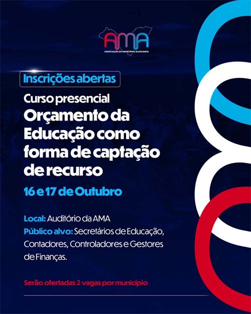 AMA promove treinamento presencial sobre planejamento financeiro na educação e captação de recursos