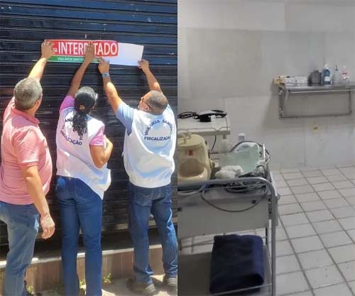 Vigilância Sanitária interdita clínica veterinária sem alvará no Jaraguá