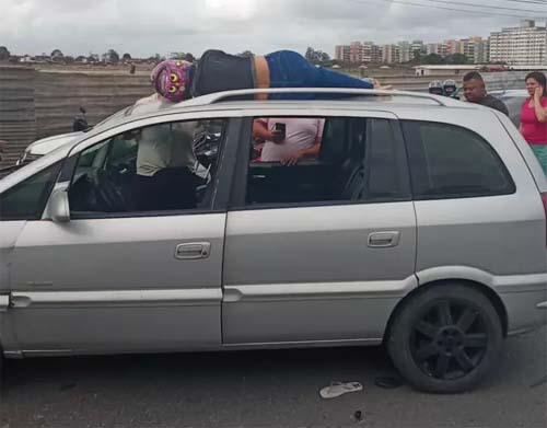 Colisão na Avenida Menino Marcelo deixa motociclista ferida e provoca lentidão no trânsito em Maceió