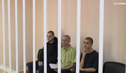 Dois britânicos condenados à morte no leste da Ucrânia por 