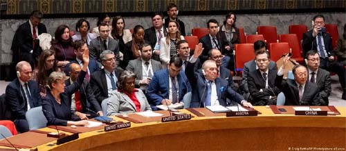 Conselho de Segurança da ONU aprova cessar-fogo em Gaza