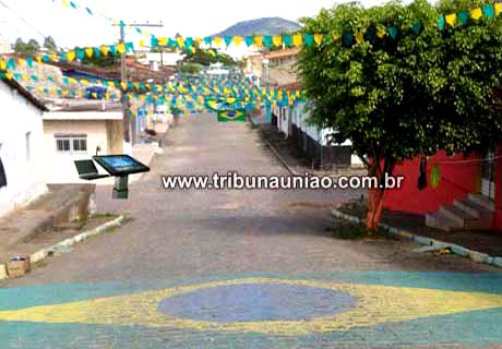 Faltando 3 dias para a Copa do Mundo, palmarino adere ao sentimento nacionalista