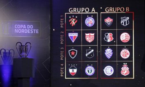 CBF divulga tabela da primeira fase da Copa do Nordeste 2020