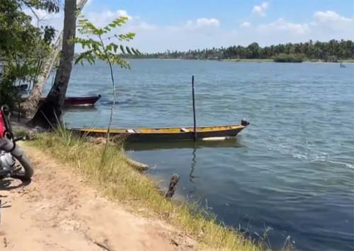 Corpo é encontrado por pescadores preso a rede de pesca na Lagoa Mundaú