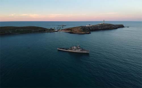 Marinha do Brasil abre visitação à corveta 'Caboclo' no Porto de Maceió