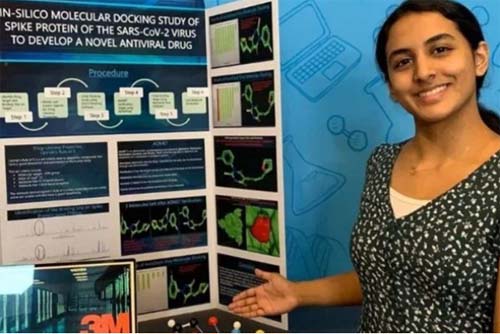 Jovem de 14 anos ganha prêmio por descobrir molécula contra o coronavírus