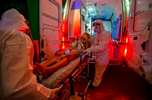 Média móvel de mortes por Covid no Brasil tem nova queda e vai a 2.406