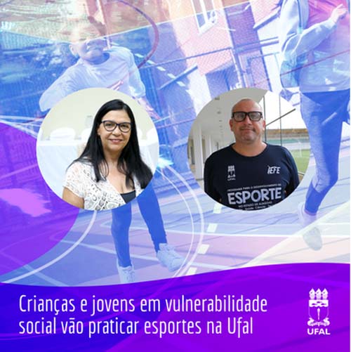 Crianças e jovens em vulnerabilidade social vão praticar esportes na Ufal