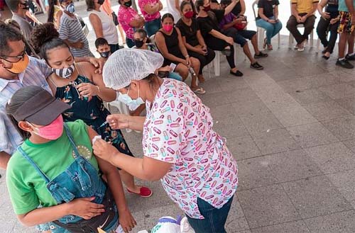 Maceió: aproximadamente 39 mil crianças não tomaram a 1ª dose da vacina contra a Covid-19