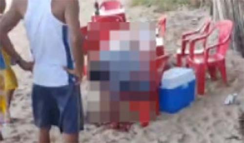 Após discussão com a mulher homem é morto em cadeira de praia em Garça Torta