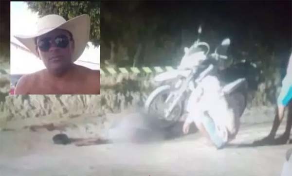 Homem assassinato ao lado de motocicleta na zona rural de Major Izidoro
