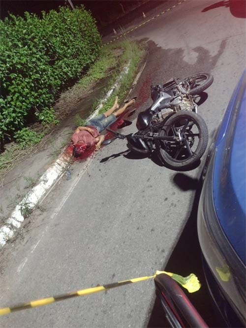 Homem é morto a tiros quando transitava em motocicleta