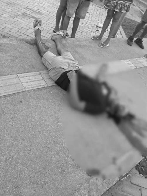 Homem não identificado é morto a tiros na porta de um bar em Alagoas